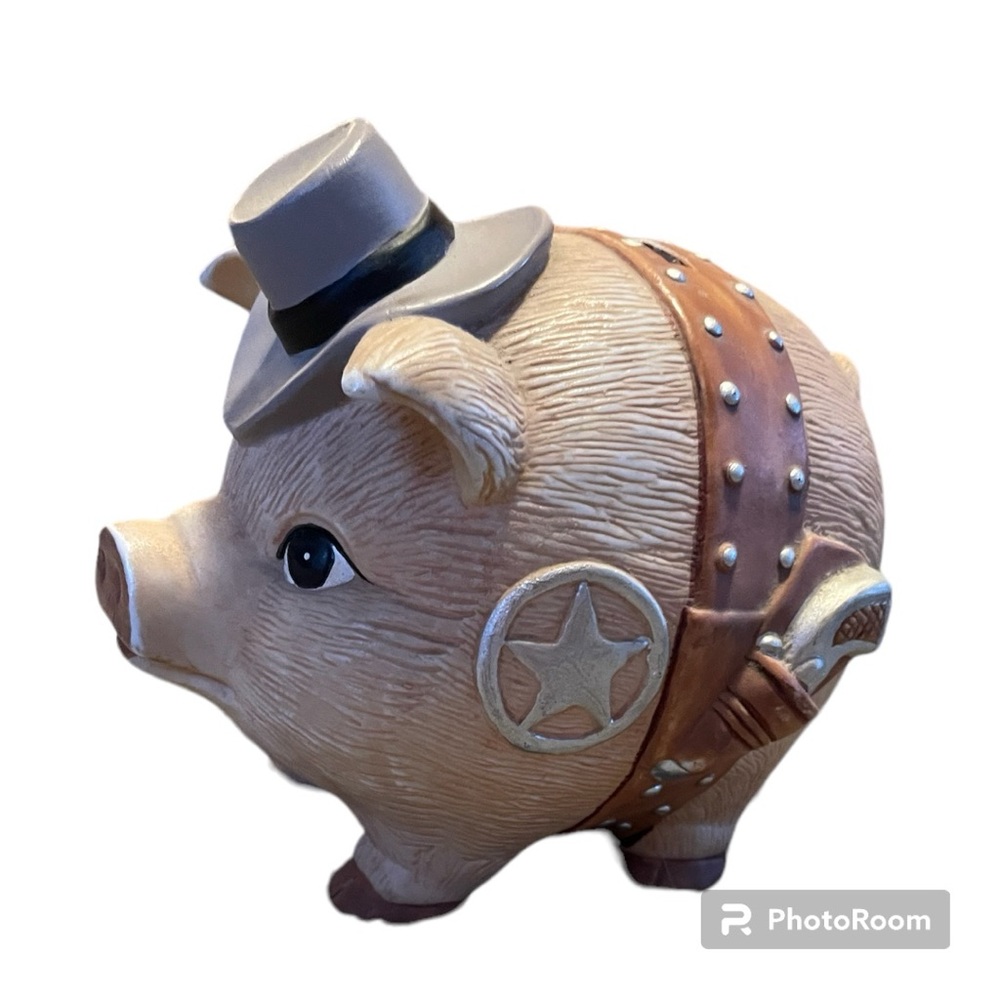 Cowboy Sheriff piggy bank